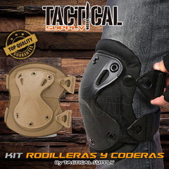 KIT RODILLERAS Y CODERAS X-SHAPE PROTECCION TACTICA