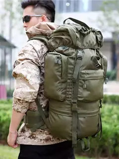 MOCHILA TACTICA TREKKING CORDURA 1000D REFUERZO ESTRUCTURAL ALUMINIO - tienda online