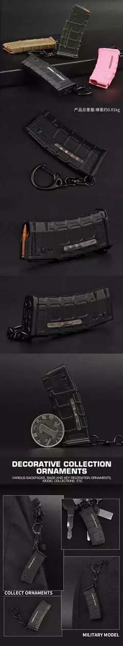 LLAVERO TACTICO MAGAZINE M4 PMAG MAGPUL MINIATURA - Tactical Supply