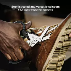 Tijera Raptor Plegable Multifuncion Rescate Emergencia Con Estuche - comprar online