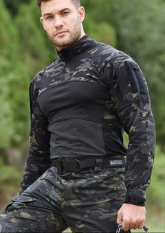 REMERA BAJO CHALECO TACTICA COMBAT FROG SUIT PREMIUM ELASTIZADA - Tactical Supply