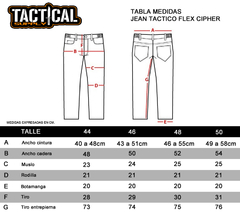 Jean tactico elastizado by Tactical Supply