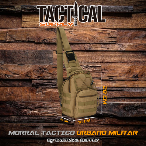 Morral tactico oblicuo desmontable