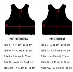 Chaleco portaplacas tactico sistema molle - tienda online