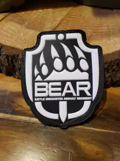 Parche PVC Bear Battle