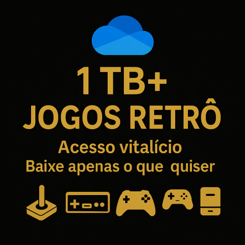 Melhor Pack De Jogos Retrô Do Mercado + De 1 Tera De jogos Disponível Para Baixar Direto Do Nosso Drive - comprar online