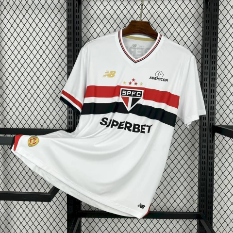 Camisa São Paulo I 25/26 - Torcedor New Balance Masculina - Branca - comprar online
