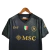 Camisa Napoli III 23/24 - Torcedor EA7 Masculina - Preta com detalhes em verde - Trajando Grifes - Futebol e NBA