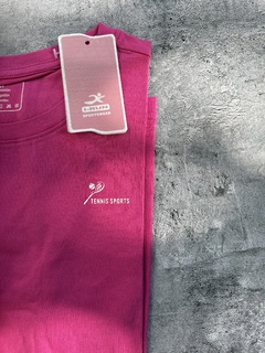 Remera I Run algodon spandex cuello redondo