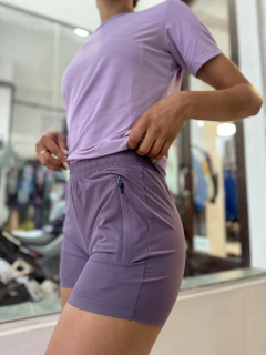 Short I-RUN Microfibra sin calza mujer - comprar online