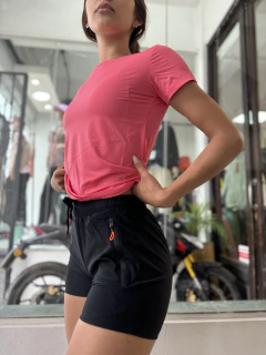 Short I-RUN Microfibra sin calza mujer - Sin Nombre Sport