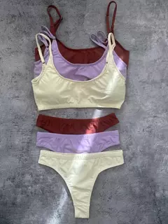BIKINIS FRIDA lisas y estampadas - Sin Nombre Sport