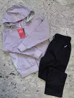 Conjunto i run rompeviento liso/combinado - comprar online