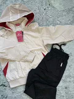 Conjunto i run rompeviento liso/combinado