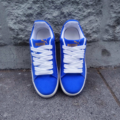 Zapatillas Puma Classic de Gamusa Azul en internet