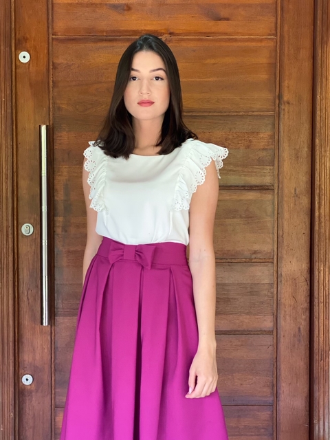 Saia Midi Laço Sofhie