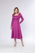 Vestido Clássico Real - Fúcsia. - comprar online