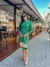 vestido tweed verde elegante luana hidaka tubinho midi