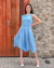 Vestido Cloe Céu Azul na internet