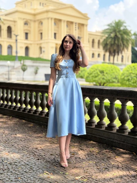 Vestido Viena Azul Serenity - comprar online