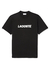 Camiseta Lacoste Letreiro TH2861 Preta