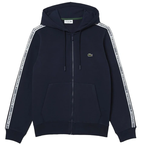 Moletom Lacoste Faixa SH5065 Azul Marinho