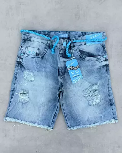 Bermuda Jeans Brow Jeans 0056 Azul - comprar online