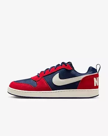 Tenis Nike Court Borough Low Prem 844881 Azul/Vermelho