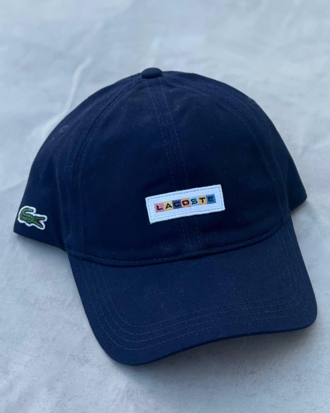 Boné Lacoste Letreiro RK8905 Azul Marinho - comprar online