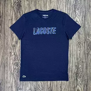Camiseta Lacoste Letreiro 2025 TH8916 Azul
