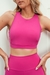 Cropped Vicky Rosa Amaranto