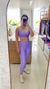 Tops Alça Embutida Roxo Lavanda - comprar online