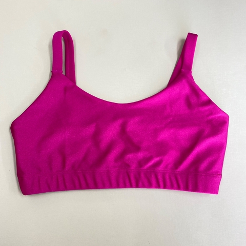 Tops Alça Embutida Rosa Amaranto