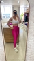 Legging Canelada Rosa Amaranto na internet
