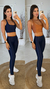 Imagem do Cropped DUO Azul/ Camel