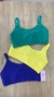 Tops Alça Embutida Amarelo Bandeira - comprar online
