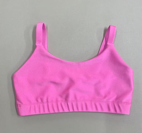 Tops Alça Embutida Rosa Chiclete
