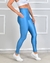 Legging Canelada Azul Nilo