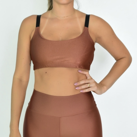 Top alça Regulável Bronze