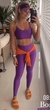 Tops Alça Embutida Roxo Astral