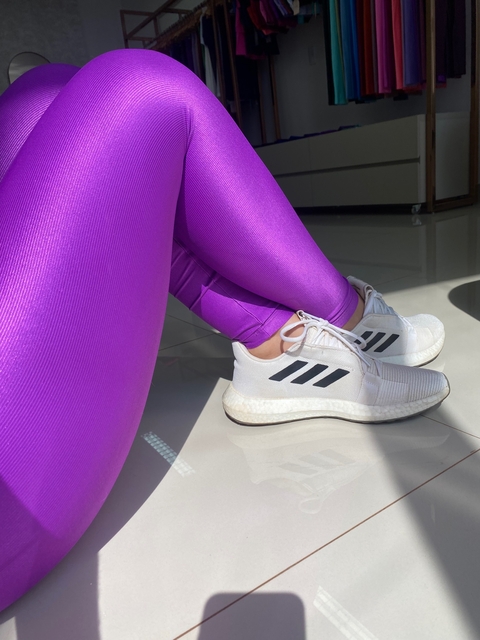 Legging Canelada Roxo Fúcsia