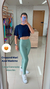 Legging Canelada Verde Alecrim - NI Ka Fit Wear