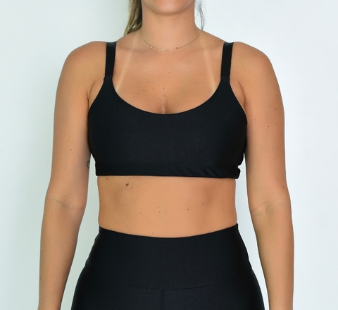 Tops Alça Embutida Preto