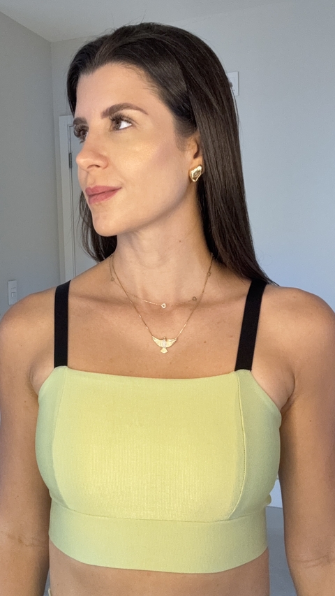 Cropped -Verde Pistache