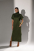 Vestido Tricô Midi Gola Alta | Verde na internet