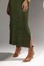 Vestido Tricô Midi Gola Alta | Verde - loja online