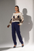 Blusa Cropped Tricô Losangolo - Cru na internet
