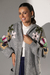 Cardigan Bordado Capuz | Cinza - loja online