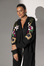 Cardigan Bordado Capuz | Preto - loja online
