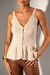Imagem do Blusa Tricô Botões Alça | Cru